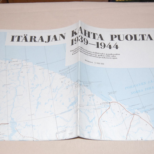 Itärajan kahta puolta 1939-1944 (kartta)